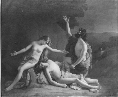 1800-Jean Baptiste De Fiennes - Adamo ed Eva accanto al corpo di Abele